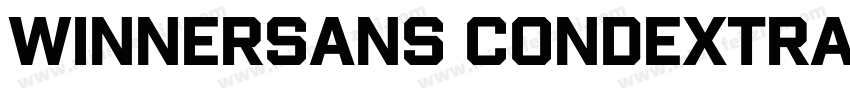 WinnerSans CondExtraBold字体转换